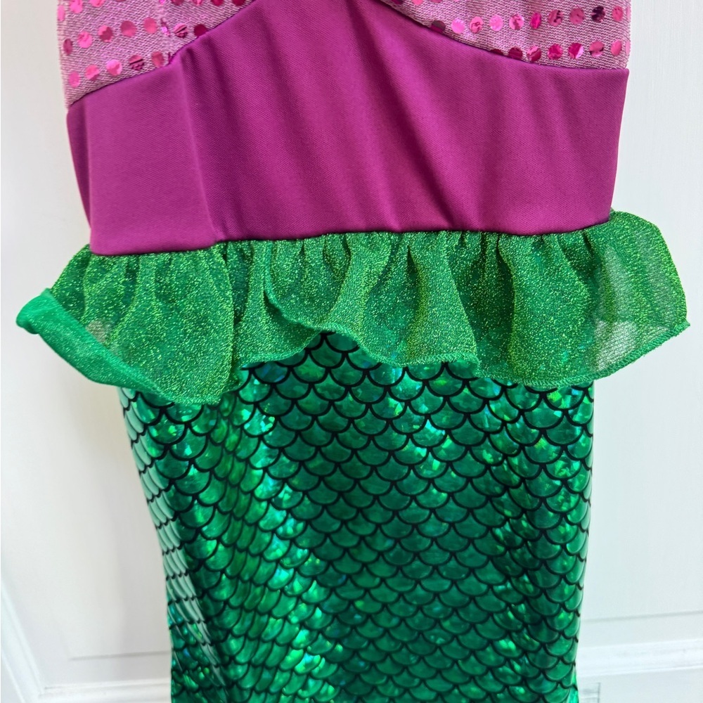 NWOT CUSTOM MADE Girls Size 6 Little Mermaid Ariel Princess Costume Dress Up - Picture 4 of 7
